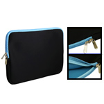 Soft Sleeve Case Zipper Bag with Baby Blue color for 17 inch Laptop